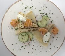 Блины с форелью 