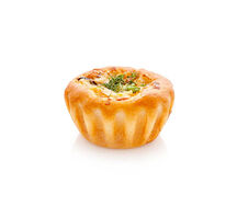 Корзиночка с курицей и грибами