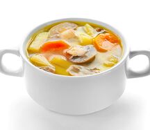 Суп картофельный с грибами