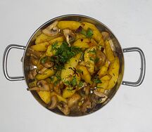 Картофель с грибами