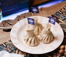 Хинкали с крабом