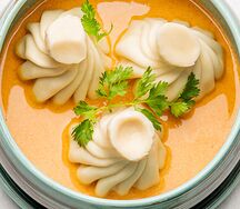 Хинкали с морепродуктам