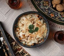 Пиросмани с курицей и картофелем