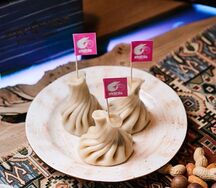 Хинкали с креветкой