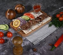 Шашлык из кусочков телятины
