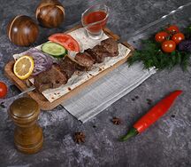 Шашлык из кусочков баранины