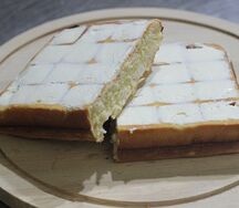 Венская вафля с твороженным сыром