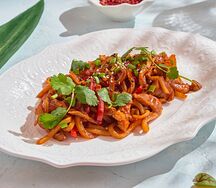 Удон с курицей