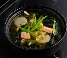 Мисо-суп с лососем