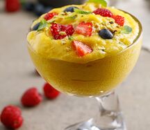 Мусс из манго