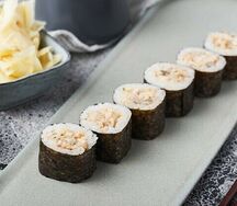 Острый ролл с креветкой