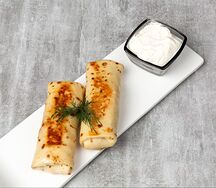 Блинчик с картошкой и грибами