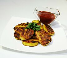 Картофель, запеченный на мангале