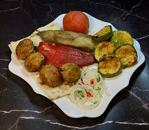 Шашлык из шампиньонов