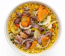 Wok Рис с говядиной и овощами №1