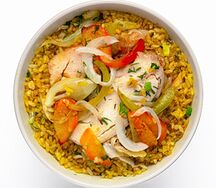 Wok Рис с курицей и овощами №2