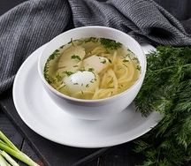 Бизнес Ланч суп куриный с лапшой