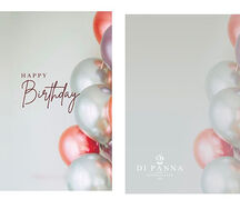 Открытка фирменная Happy Birthday
