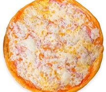 Пицца Карбонара с беконом