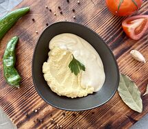 Картофельное пюре с соусом бешамель