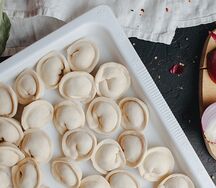 Пельмени с крабом