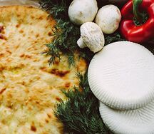 Пирог мясной с болгарским перцем диаметр