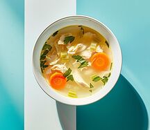 Куриный с домашней лапшой