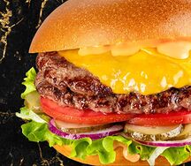 Бургер Классика Black Angus двойной