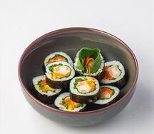 Кимпаб с креветками