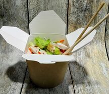 Фунчоза с овощами и курицей