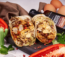 Куриное Буррито Завтрак BBQ