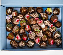 Фрукты в шоколаде