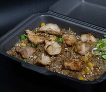 Вок рис с курицей