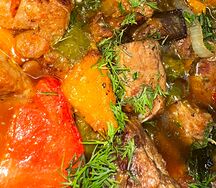 Говядина с овощами