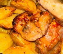 Картошка с курицей 