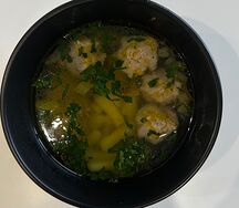 Суп с фрикадельками 