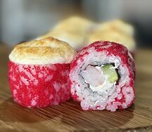 Запеченный с креветкой