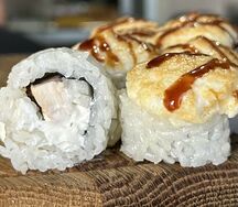 Запеченный с курицей