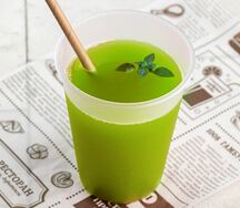Зеленый лимонад (яблоко-киви)