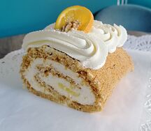 Морковный рулет