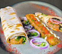 Люля куриная в лаваше