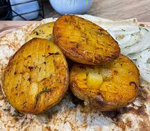Картофель на мангале 