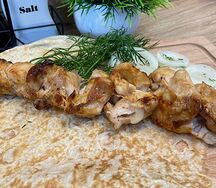 Шашлык из куриного бедра 