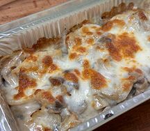 Запеченные свиные пельмени а-ля Жюльен