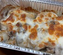 Запеченные индюшиные пельмени а-ля Жюльен