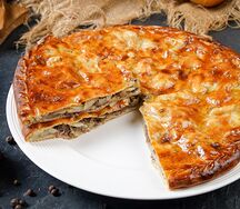 Даргинское чуду с курицей и картофелем
