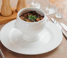 Гречневая каша с грибами и луком