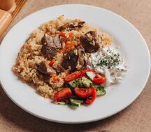 Плов по-узбекски с бараниной