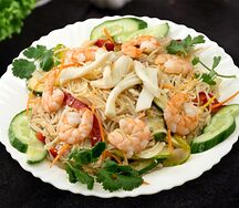 Жареная яичная лапша