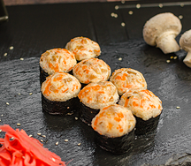 Запеченный Ролл с Грибами и Курой